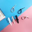 Fishbone Silicone Cable Tie Organizer - 3 Sets, 20pcs/Set, White Ice Color - 5