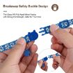 Blue Reflective Cat Collar with Bell for Airtag Tracker - 3