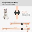 Reflective Light Green Cat Collar with Bell for Airtag Tracker - 6
