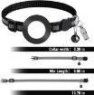 Orange Pet Anti-Lost Address Pendant Collar with Bell for Airtag - 3