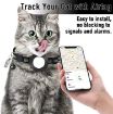 Orange Pet Anti-Lost Address Pendant Collar with Bell for Airtag - 4