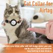 Blue Pet Anti-Lost Address Pendant Collar with Bell for Airtag - 5
