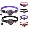 Pink Pet Reflective Collar with Bell for AirTag - 2