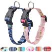 Geometric Print Ethnic Pet Collar for AirTag, Size S, Blue - 2