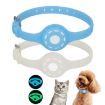 Pet Luminous Collar Locator Cover for Airtag, Size S, Green - 2