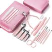 26 PCS Stainless Steel Nail Clipper & Eyebrow Trimmer Set - Silver - 6