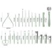7-Piece Green Stainless Steel Nail Clipper & Art Tool Set - 3