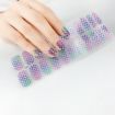 Shiny Onion Powder Waterproof Nail Sticker - 22 Fingers (ZX-3029) - 4