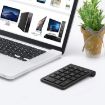 BT304 22-Key Mini Wireless Bluetooth Keyboard for Laptops - Black - 7