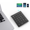 BT302 28-Key Mini Wireless Bluetooth Keyboard for Laptops - Gray - 4