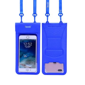 Tteoobl 30m Underwater Mobile Phone Waterproof Bag - Small Blue - 1