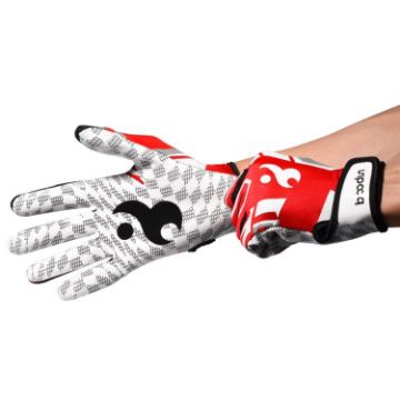 BOODUN C281071G Red S Baseball Rugby Fitness Anti-Slip Hiking Gloves - 1
