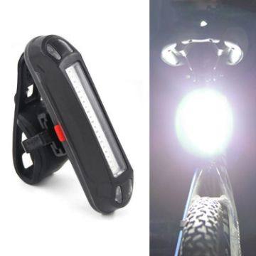Rechargeable LED Bicycle Warning Tail Light - OPP White Light - 1