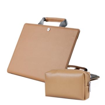 Khaki Laptop Bag Protective Case for MacBook Pro 15.4" + Power Bag - 1