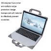 Ink Green Laptop Bag Protective Case for MacBook Pro 15.4" + Power Bag - 6