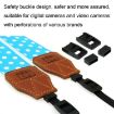 Retro Multi-color SLR Camera Shoulder Neck Strap - Black - 4