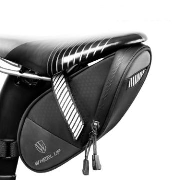 WHEEL UP C16 Waterproof Bicycle Tail Bag, Size S - Outdoor Cycling Cushion Bag - 1