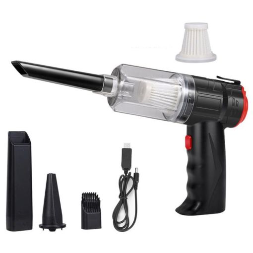 Compact 13000pa Dual-Purpose Car Vacuum Cleaner - Blowing & Suction - 1