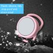 Anti-Lost Tracker Silicone Case for AirTag 30mm (Black+Red) 2 PCS - 5