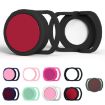 Anti-Lost Tracker Silicone Case for AirTag 30mm (Pink+White) 2 PCS - 2
