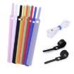 Needle Shape Self-adhesive Cable Organizer 50 PCS, 15x200mm, Yellow - 2