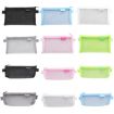 Transparent Mesh Exam Pen Bag - Triangle Style (Green) - Hechooses D033 - 2