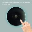 R16 Smart Wireless Self-Powered Doorbell, 1 For 1, UK Plug, Black - 6
