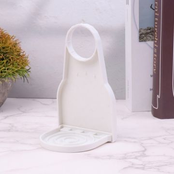 Foldable Laundry Detergent Drip Catcher Tray Cup Holder (White) - 1