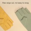 WST-41 Grey Winter Thin Flannel Warm Mittens Nail Protective Gloves - 4