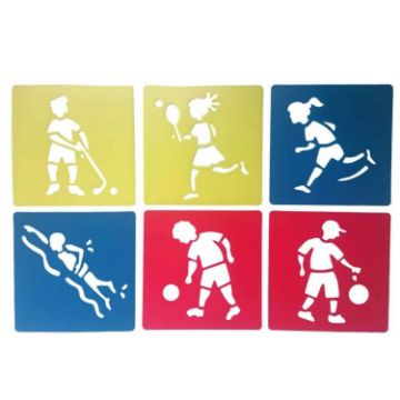 DIY Drawing Stencil for Kids - Colorful Hollow Copy Board (H-04) - 1