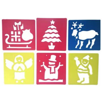 DIY Drawing Stencil for Kids - Colorful Hollow Copy Board (H-07) - 1