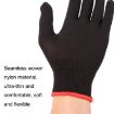 2PCS Beginner Nylon Anti-Slip Left Hand Guitar Gloves, Size Medium - 6