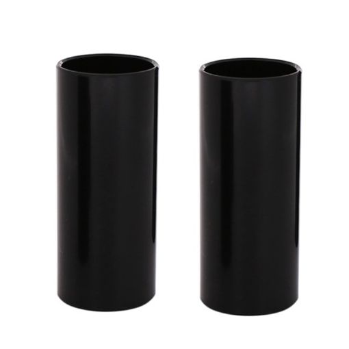 2PCS Black Stainless Steel Guitar Slide Tube, 51mm Folk Slide Block - 1