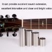 2PCS Black Stainless Steel Guitar Slide Tube, 51mm Folk Slide Block - 5