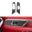 Chevrolet Corvette C8 Lift Button Sticker Set Black - 2pcs LHD - 2