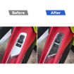Chevrolet Corvette C8 Lift Button Sticker Set Black - 2pcs LHD - 5
