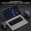 Dark Alien S-511 USB Wired Stereo Computer Speaker, 1.2m Cable Length - 7