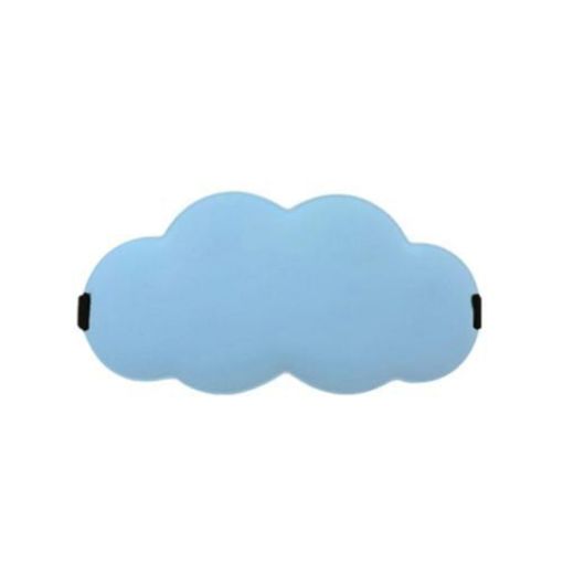 3D Cloud Eye Mask - Ice Silk Memory Foam Sleep Mask (Blue) - 1