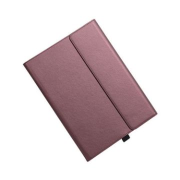 Microsoft Surface Pro 8 Tablet Case - Red Microfiber Lambskin Texture Holder - 1