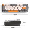 ZIYOU LANG K68 68-Key Bluetooth Wireless Mechanical Keyboard Red Shaft - 3