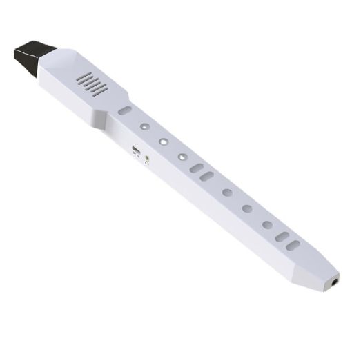 Mini Digital Electronic Saxophone - Imitates Various Instrument Sounds, White - 1
