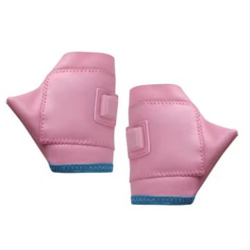 Adjustable Temperature Rechargeable Electric Heating Gloves, Size M, Pink - 1