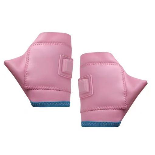 Adjustable Temperature Rechargeable Electric Heating Gloves, Size M, Pink - 1