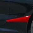BMW 8 Series G14 Rear Fender Stickers Red 2pcs Set 2019-2022 - 6