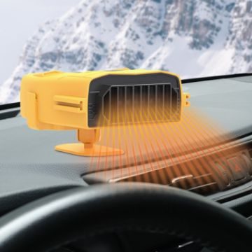 12V Car Heater Defrost Snow Defogger - Yellow Heater - 1