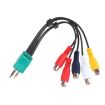 Samsung 3.5+2.5 to 5RCA Double-head LCD TV AV Component Cable - 2