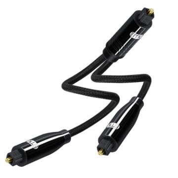 EMK 1 to 2 Audio Optical Digital Cable - 1.5m + 1m Length - 1