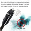 EMK QH/A6.0 2m Digital Optical Fiber Audio Cable - Black - 4