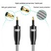 EMK QH4.0 Mini Toslink 3.5mm SPDIF Audio Fiber Optical Cable 2m Black - 3
