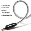 EMK QH4.0 Mini Toslink 3.5mm SPDIF Audio Fiber Optical Cable 2m Black - 4
